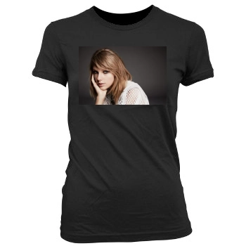 Taylor Swift Women's Junior Cut Crewneck T-Shirt