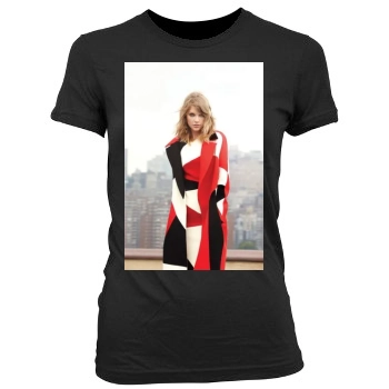 Taylor Swift Women's Junior Cut Crewneck T-Shirt