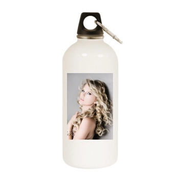 Taylor Swift White Water Bottle With Carabiner