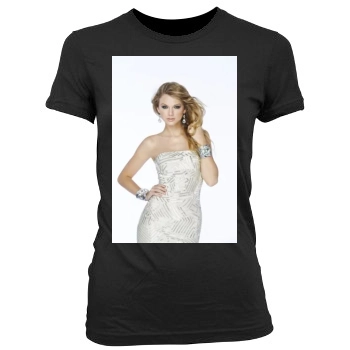 Taylor Swift Women's Junior Cut Crewneck T-Shirt