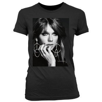 Taylor Swift Women's Junior Cut Crewneck T-Shirt