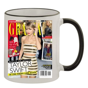 Taylor Swift 11oz Colored Rim & Handle Mug