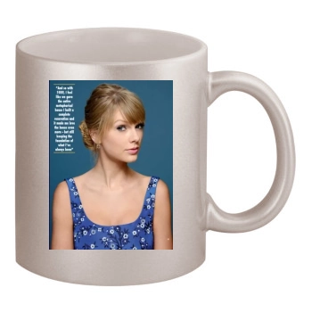 Taylor Swift 11oz Metallic Silver Mug