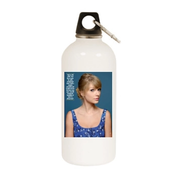 Taylor Swift White Water Bottle With Carabiner