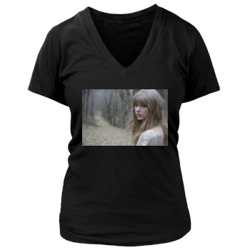 Taylor Swift Women's Deep V-Neck TShirt