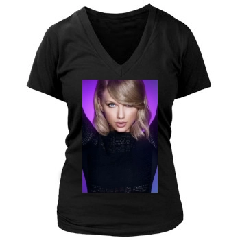 Taylor Swift Women's Deep V-Neck TShirt