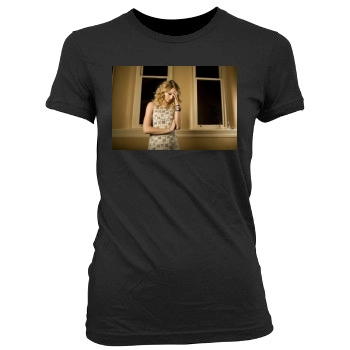 Taylor Swift Women's Junior Cut Crewneck T-Shirt