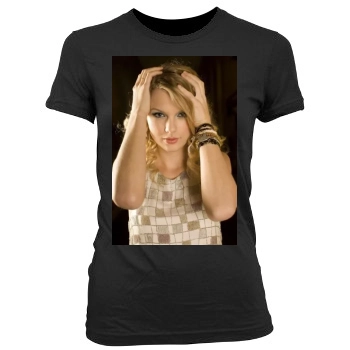 Taylor Swift Women's Junior Cut Crewneck T-Shirt