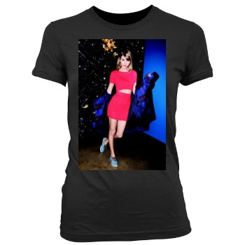 Taylor Swift Women's Junior Cut Crewneck T-Shirt