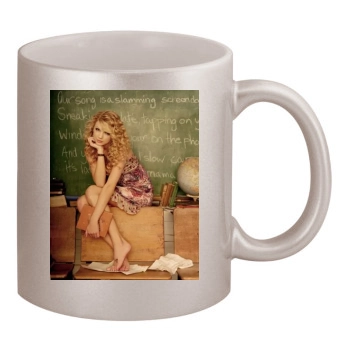 Taylor Swift 11oz Metallic Silver Mug