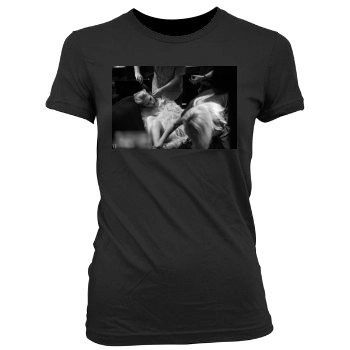 Taylor Swift Women's Junior Cut Crewneck T-Shirt