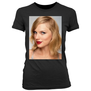 Taylor Swift Women's Junior Cut Crewneck T-Shirt