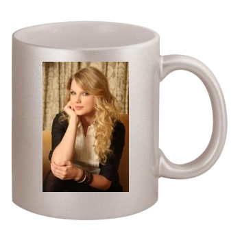 Taylor Swift 11oz Metallic Silver Mug