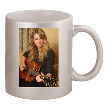 Taylor Swift 11oz Metallic Silver Mug