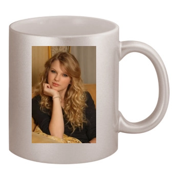 Taylor Swift 11oz Metallic Silver Mug