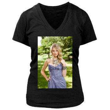 Taylor Swift Women's Deep V-Neck TShirt