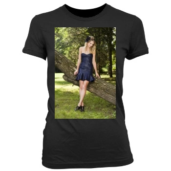 Taylor Swift Women's Junior Cut Crewneck T-Shirt