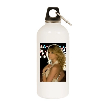 Taylor Swift White Water Bottle With Carabiner