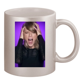 Taylor Swift 11oz Metallic Silver Mug