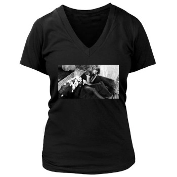 Taylor Swift Women's Deep V-Neck TShirt