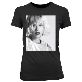 Taylor Swift Women's Junior Cut Crewneck T-Shirt