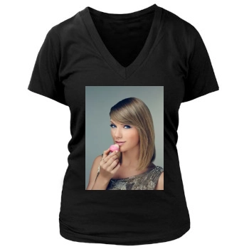 Taylor Swift Women's Deep V-Neck TShirt