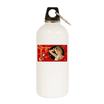 Taylor Swift White Water Bottle With Carabiner