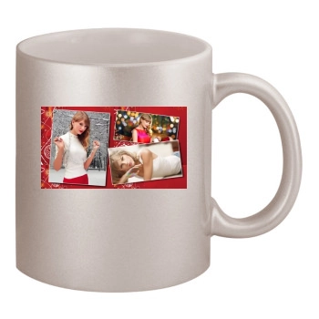 Taylor Swift 11oz Metallic Silver Mug