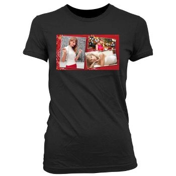 Taylor Swift Women's Junior Cut Crewneck T-Shirt