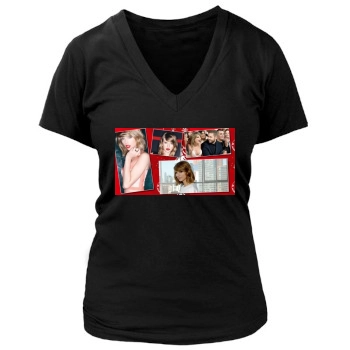 Taylor Swift Women's Deep V-Neck TShirt