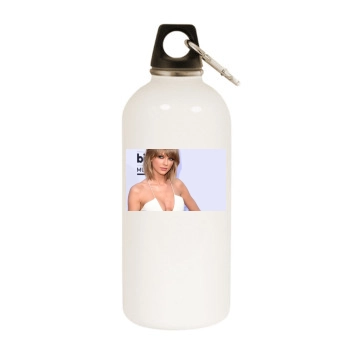 Taylor Swift White Water Bottle With Carabiner