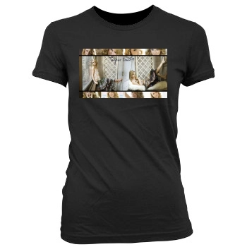 Taylor Swift Women's Junior Cut Crewneck T-Shirt