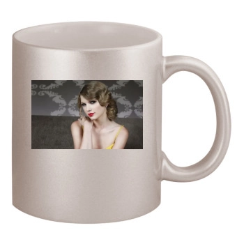 Taylor Swift 11oz Metallic Silver Mug