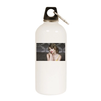 Taylor Swift White Water Bottle With Carabiner