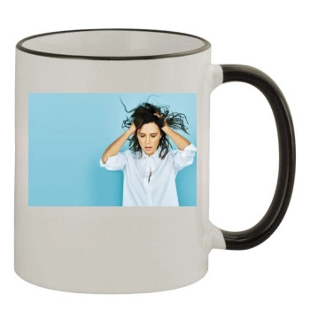 Victoria Beckham 11oz Colored Rim & Handle Mug