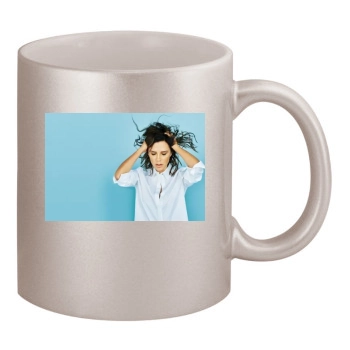 Victoria Beckham 11oz Metallic Silver Mug