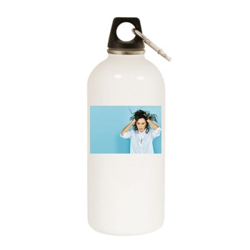 Victoria Beckham White Water Bottle With Carabiner