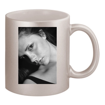 Victoria Beckham 11oz Metallic Silver Mug