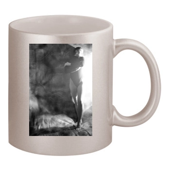 Victoria Beckham 11oz Metallic Silver Mug