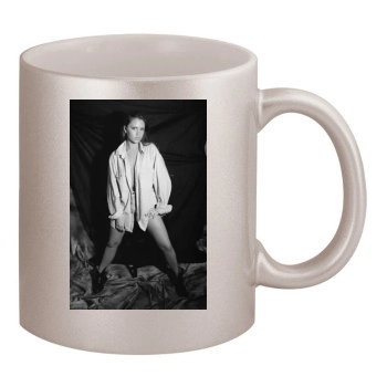 Victoria Beckham 11oz Metallic Silver Mug