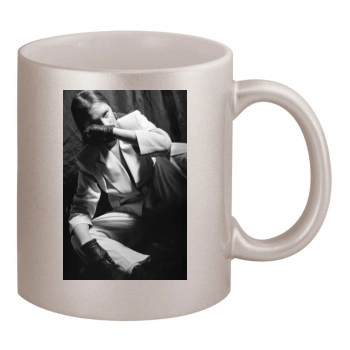 Victoria Beckham 11oz Metallic Silver Mug