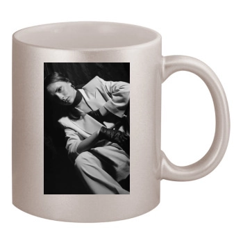 Victoria Beckham 11oz Metallic Silver Mug