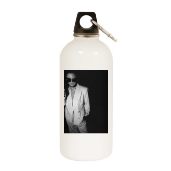 Victoria Beckham White Water Bottle With Carabiner