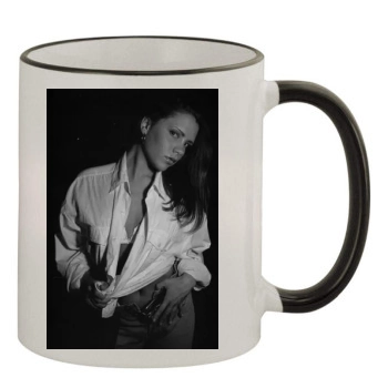 Victoria Beckham 11oz Colored Rim & Handle Mug