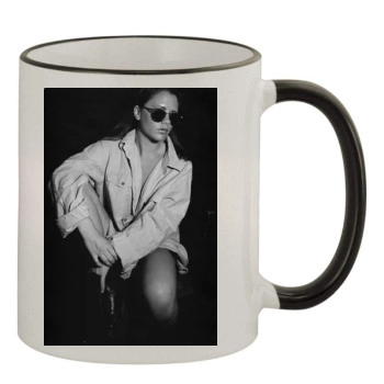 Victoria Beckham 11oz Colored Rim & Handle Mug