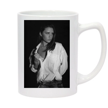 Victoria Beckham 14oz White Statesman Mug