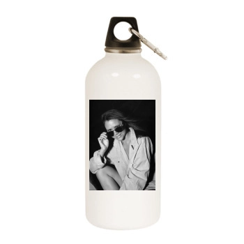 Victoria Beckham White Water Bottle With Carabiner