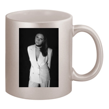 Victoria Beckham 11oz Metallic Silver Mug