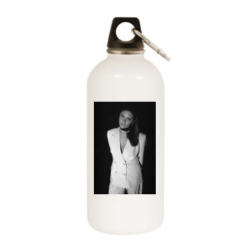 Victoria Beckham White Water Bottle With Carabiner