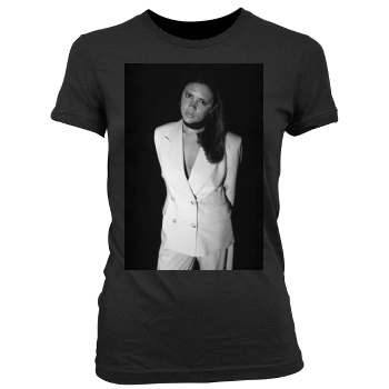 Victoria Beckham Women's Junior Cut Crewneck T-Shirt